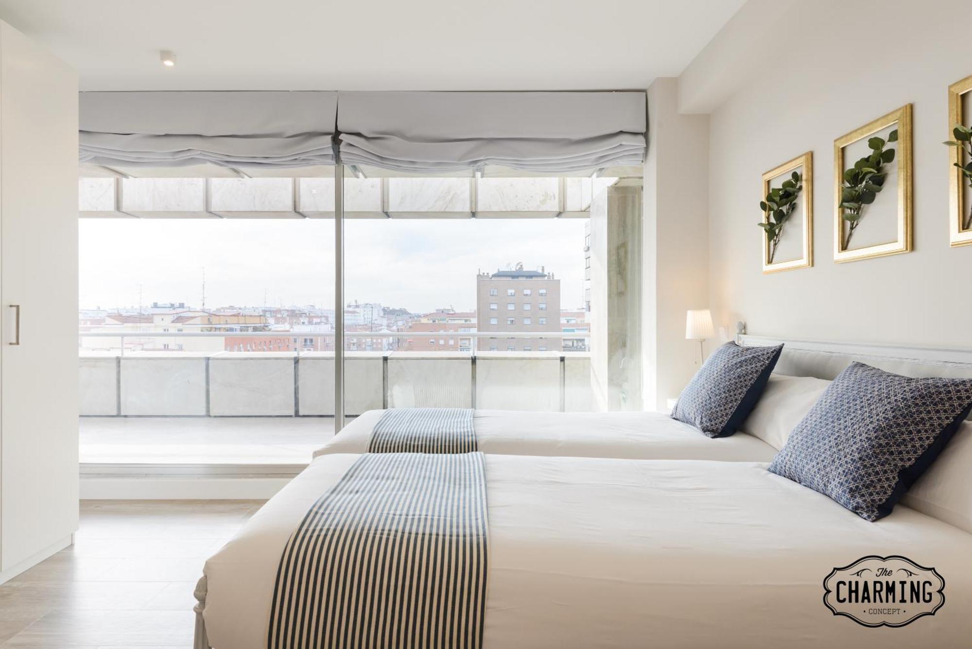 Апартаменты Charming Eurobuilding 2 Terrace Exclusive - Plaza De Parking Мадрид Экстерьер фото