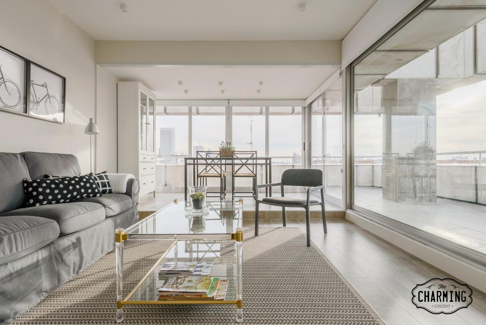 Апартаменты Charming Eurobuilding 2 Terrace Exclusive - Plaza De Parking Мадрид Экстерьер фото